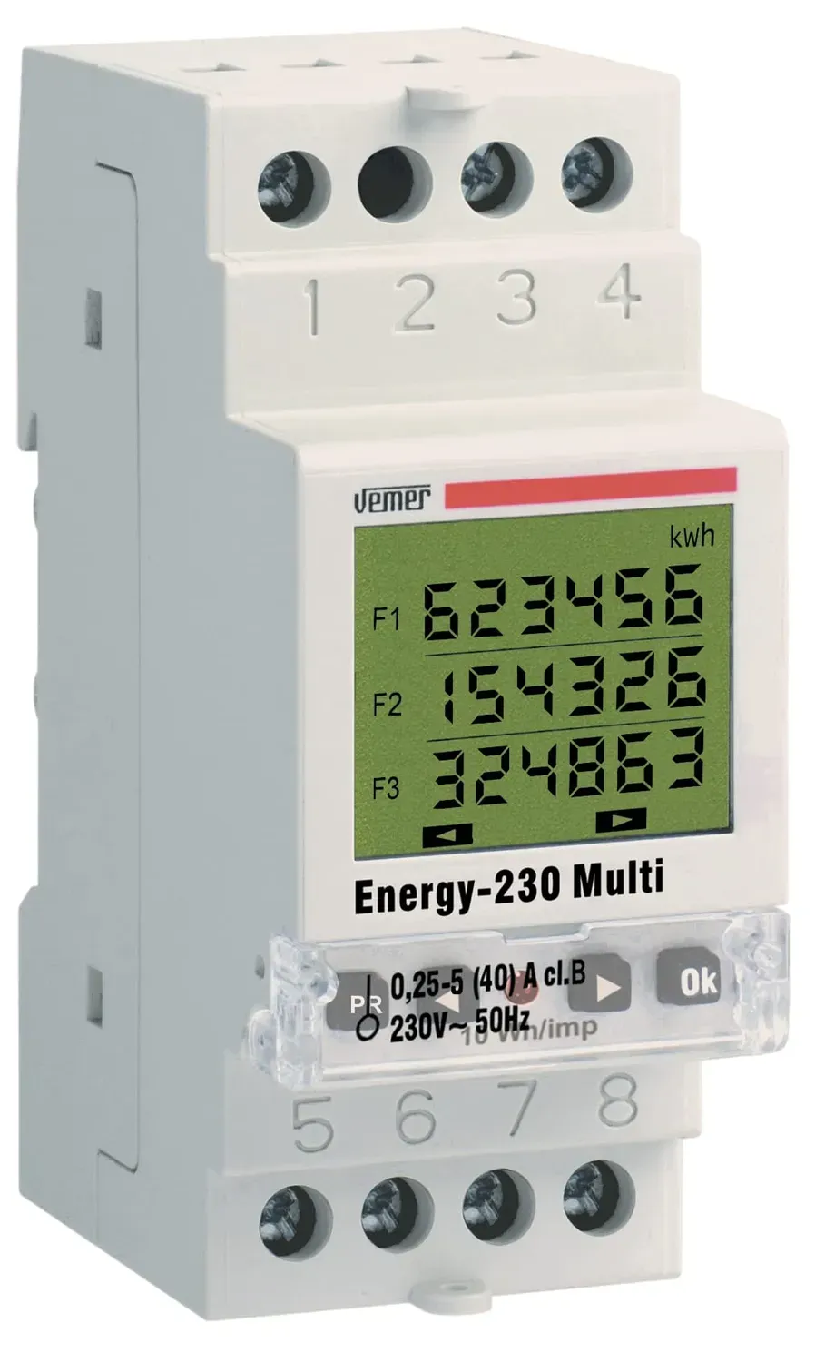 Vemer Energy-230 Multi VE429700 contatore energia monofase