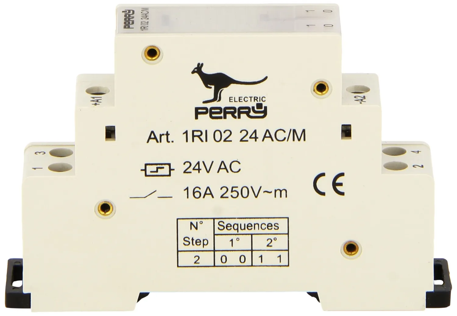 Perry 1RI0224AC-M relè impulsi elettromeccanico 24V 16A