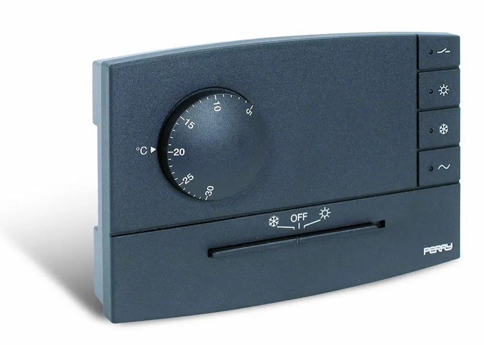 Perry Zefiro 1TPTE503A termostato estate/inverno nero