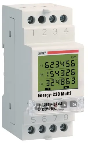 Vemer Energy-230 Multi VE429700 contatore energia monofase