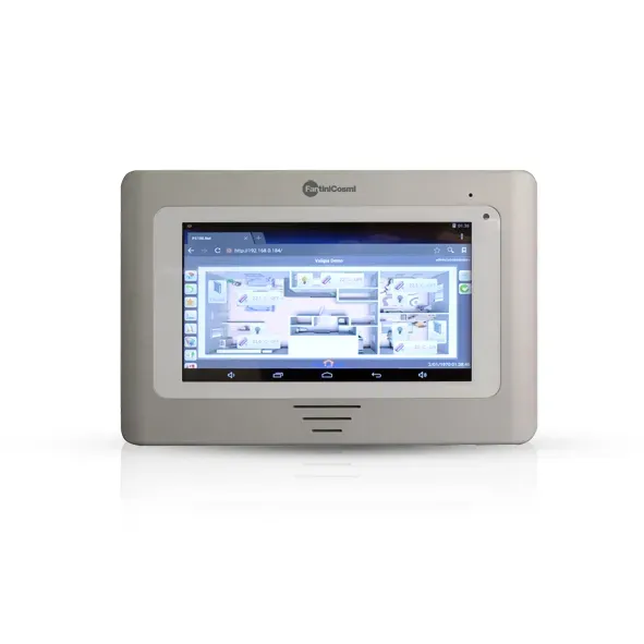 Fantini Cosmi ODTS7AL tablet parete domotica MiA alluminio