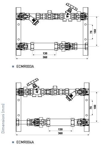 Fantini Cosmi ECMR003A-ECMR004A Modulo Contabilizzazione