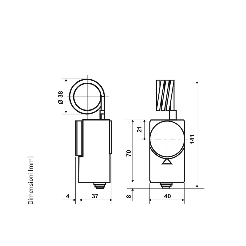 Fantini Cosmi C10 termostato ambiente industriale