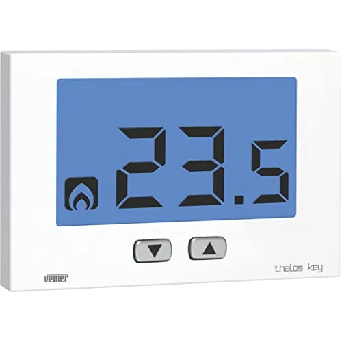 Vemer Thalos Key VE719100 termostato nero a batteria