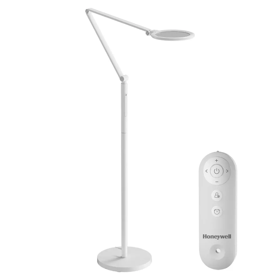 Honeywell F01 lampada da terra LED dimmerabile bianca