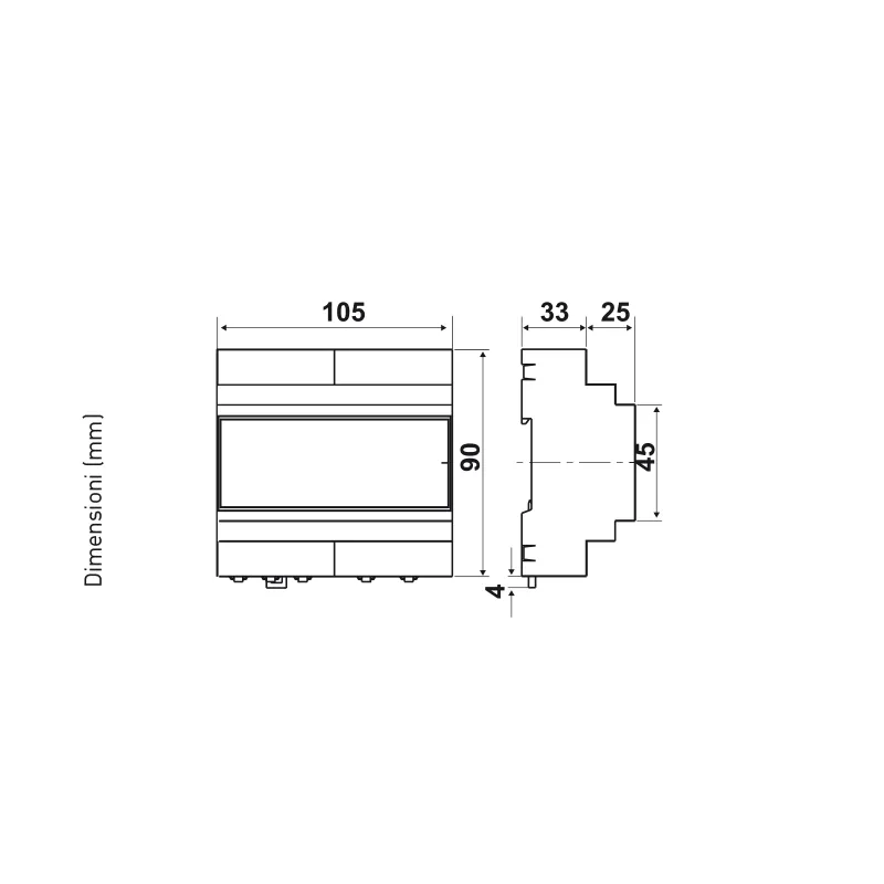 Fantini Cosmi EV91D modulo slave espansione EV87 EV90