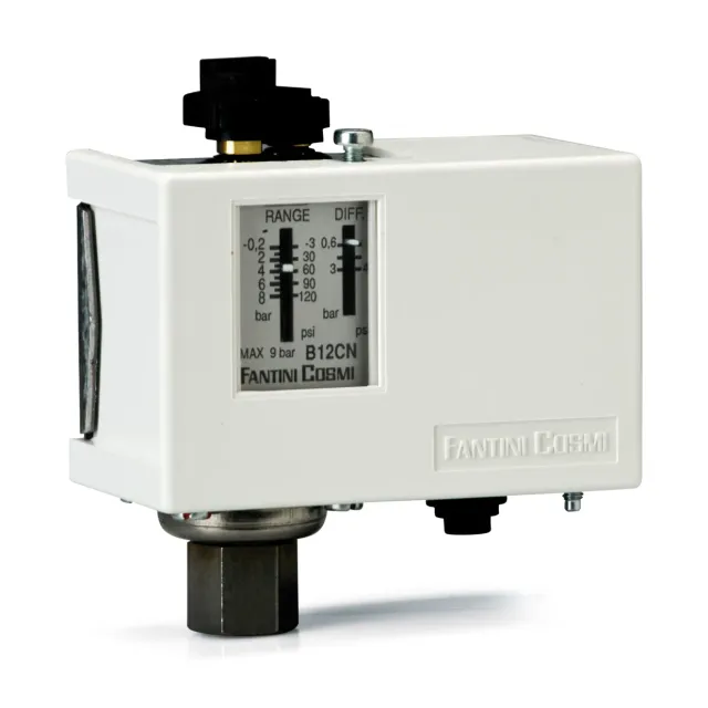 Fantini Cosmi B12CN B12DN B12EN pressostato fluidi