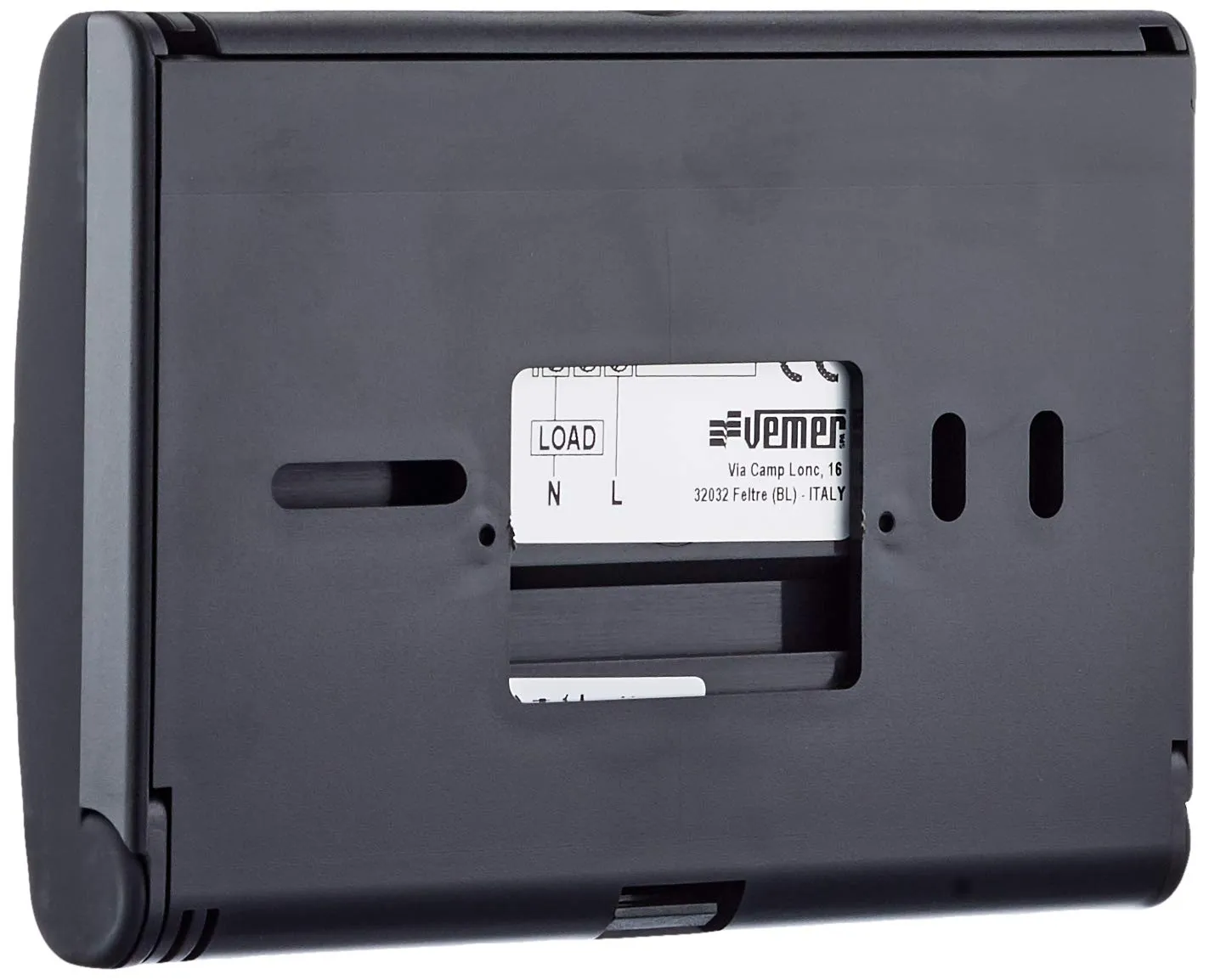 Vemer Evo.X VN136800 cronotermostato nero settimanale
