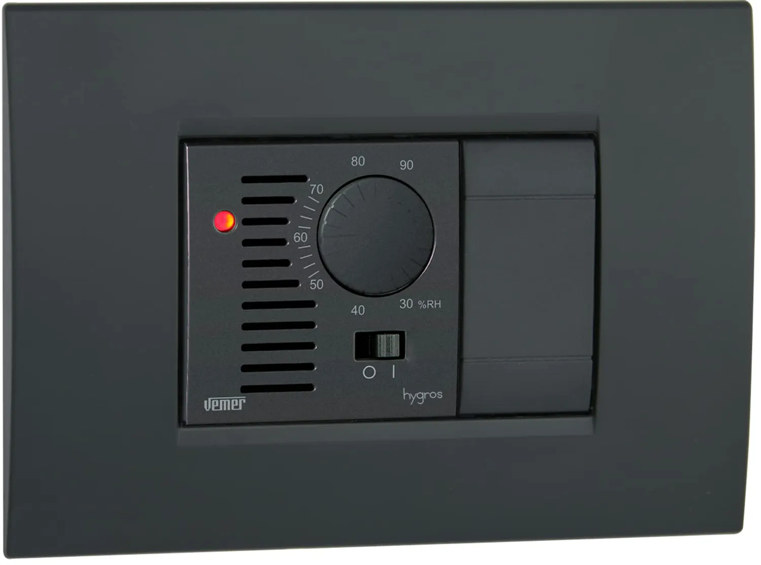 Vemer Humi VE379400 Umidostato Incasso 3 Moduli 230V Manopola